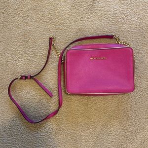 Michael Kors Hot Pink Crossbody Purse